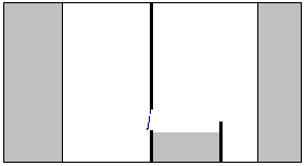 Oude situatie (bovenaanzicht)